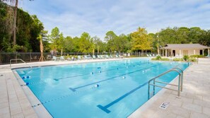 Una piscina climatizada