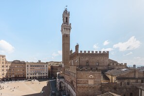 Vue sur la ville depuis l’hébergement