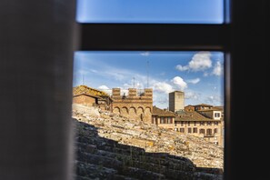Vue sur la ville depuis l’hébergement