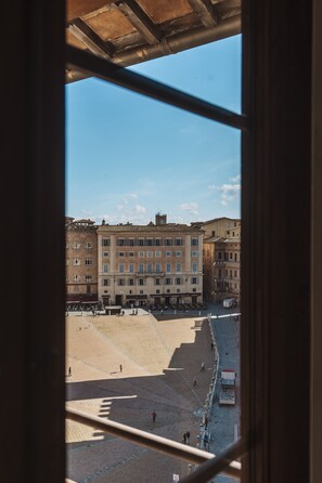 Vue sur la ville depuis l’hébergement