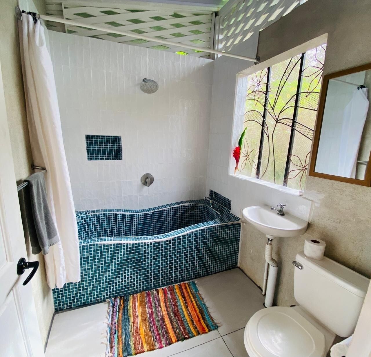 Towels, soap, toilet paper