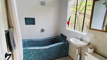 Towels, soap, toilet paper