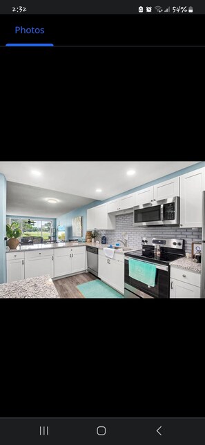 Comfort Condo | Private kitchen - Golf Course Water view  (Sarasota)
