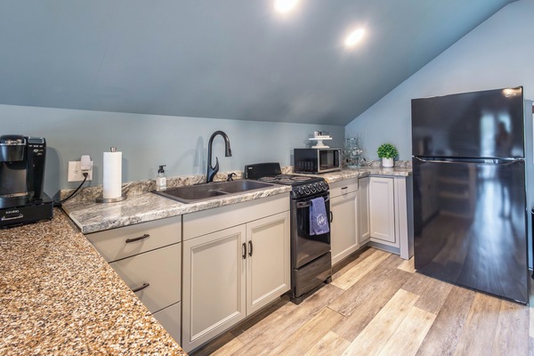 Microwave, oven, stovetop