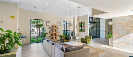 Lobby sitting area