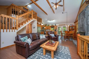 TV connectée, cheminée