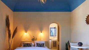 1 sovrum, värdeförvaringsskåp på rummet och strykjärn/strykbräda