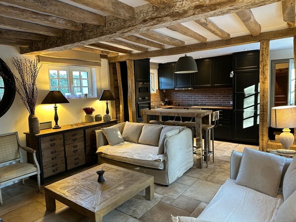 TV connectée, cheminée