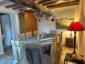 Dining - Charming house on the Alabaster Coast, 2 km from the sea! Ideal for families. (Varengeville-sur-Mer)