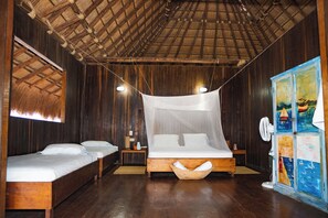 Chalet | 6 bilik tidur, Wi-fi percuma, cadar katil 