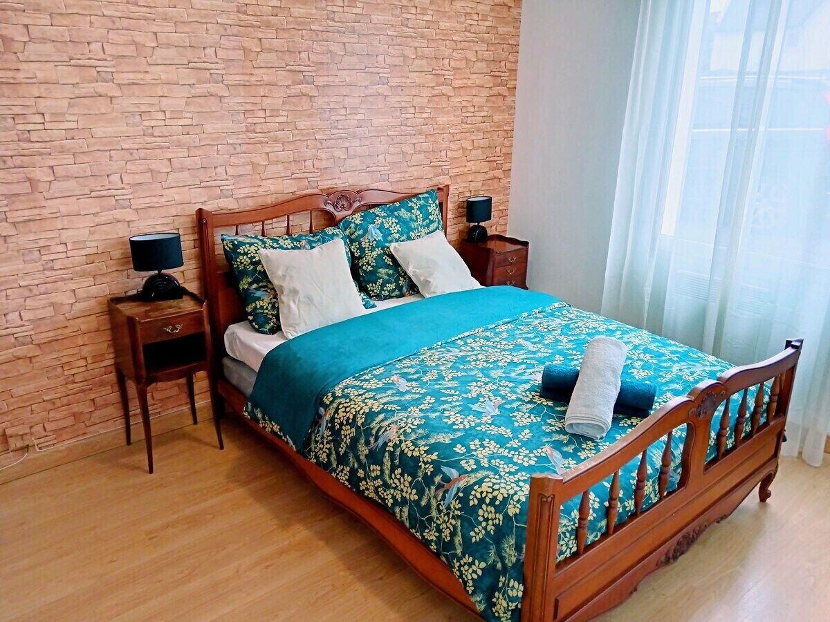 2 chambres, fer et planche à repasser, Wi-Fi