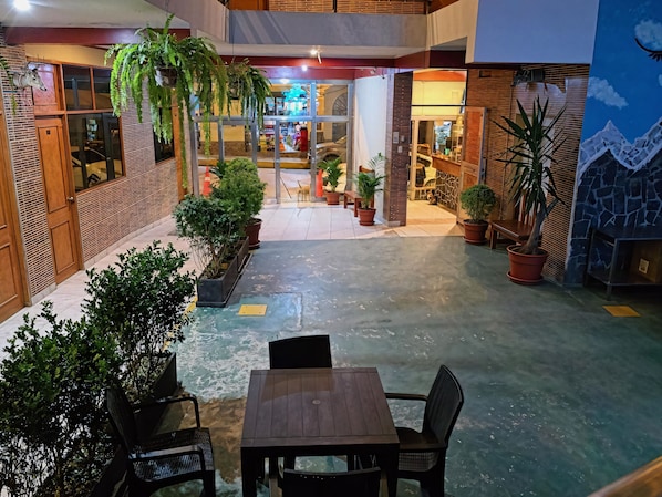 Interior entrance