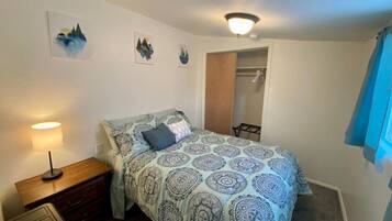 2 soveværelser, skrivebord, strygejern/strygebræt, Wi-Fi