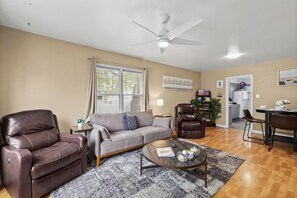 Smart TV, video games, table football, books