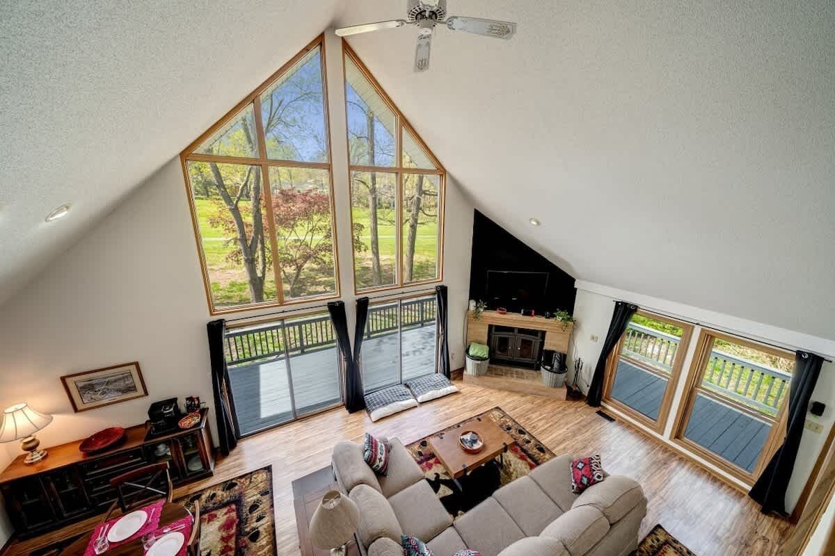 TV, caminetto, videogiochi