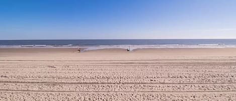 On the beach
