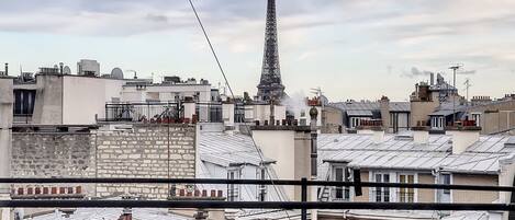 Udsigt fra overnatningsstedet