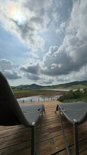 Terrace/patio - Glamping Junto al Lago Calima con Paddle Incluido (Lago Calima)