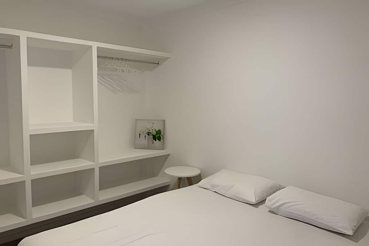 Apartment | Premium bedding, blackout drapes, iron/ironing board, free WiFi