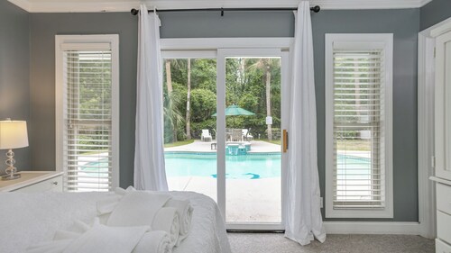 Family Home in Forest Beach w/ Pool&Spa, BBQ, Game Room | 2 Blocks to Beach