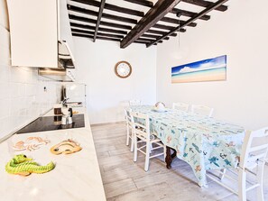 Dining - Holiday Home 'Casa Marisa' with Private Terrace, Balcony and Air Conditioning (Rio)