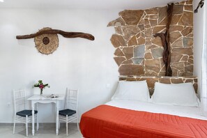 1 bedroom, iron/ironing board, free WiFi, bed sheets - Studio Apartment 'Politimi  N1' with Mountain View, Wi-Fi and Air Conditioning (Amorgos)