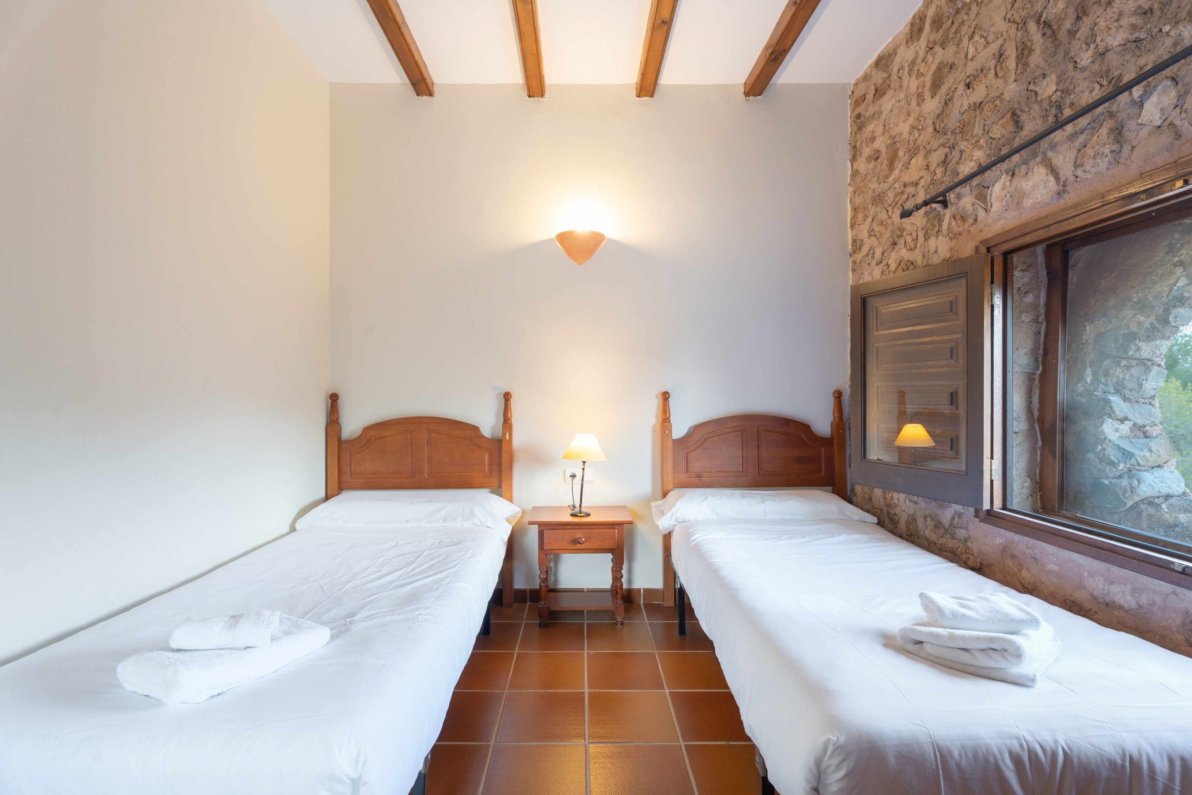 2 habitaciones y ropa de cama 