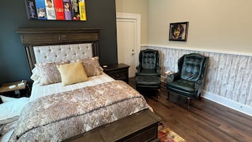 1 habitación, tabla de planchar con plancha, wifi y ropa de cama