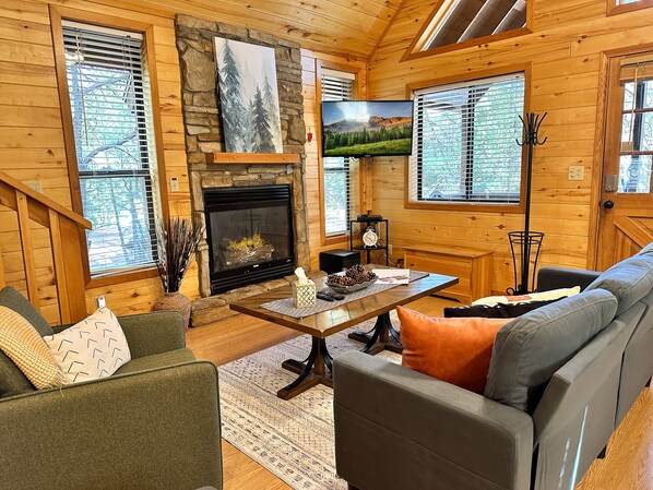 Interior - Whispering Pines | Updated, Hot tub, Pet-friendly (Overgaard)