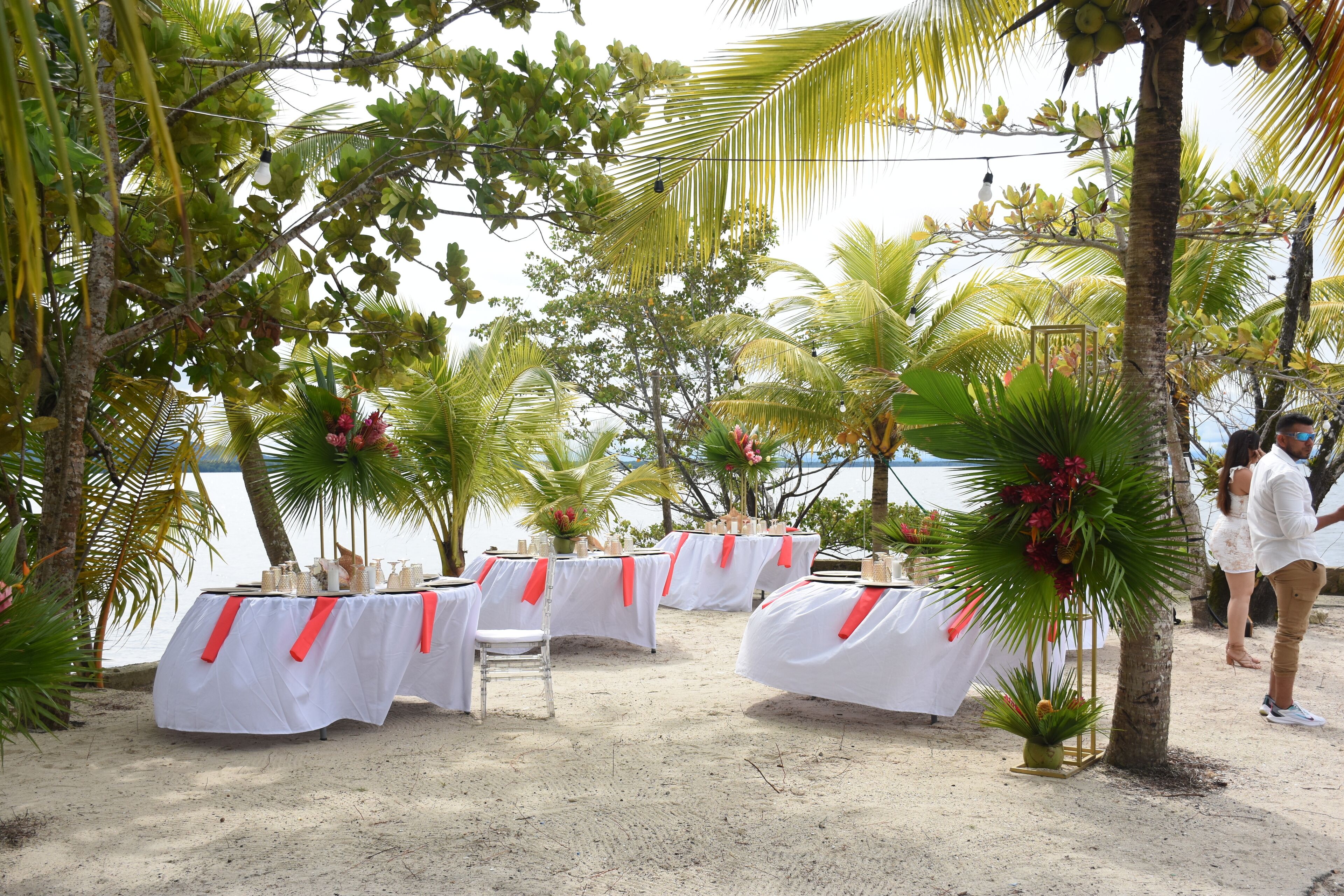 Außenbereich für Bankette