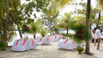 Espace banquet en plein air