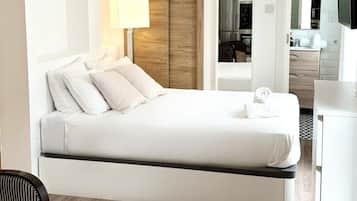 1 bedroom, iron/ironing board, travel crib, WiFi