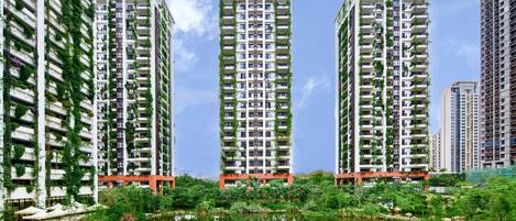 Fassade der Unterkunft