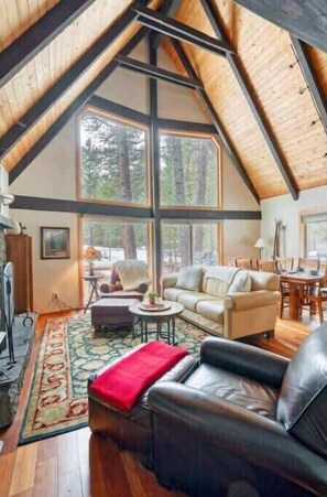 TV, fireplace, DVD player, offices