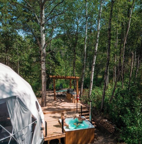 Refuge Bay Aer XL Dome - Luxury Off Grid Escape