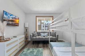 2 chambres, fer et planche Ă repasser, Wi-Fi gratuit, draps fournis