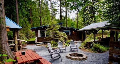 Rustic cabin, nestled in the trees, less than a mile to Mt. Rainier entrance.