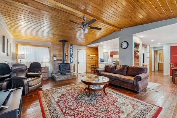 تلفزيون، مدفأة