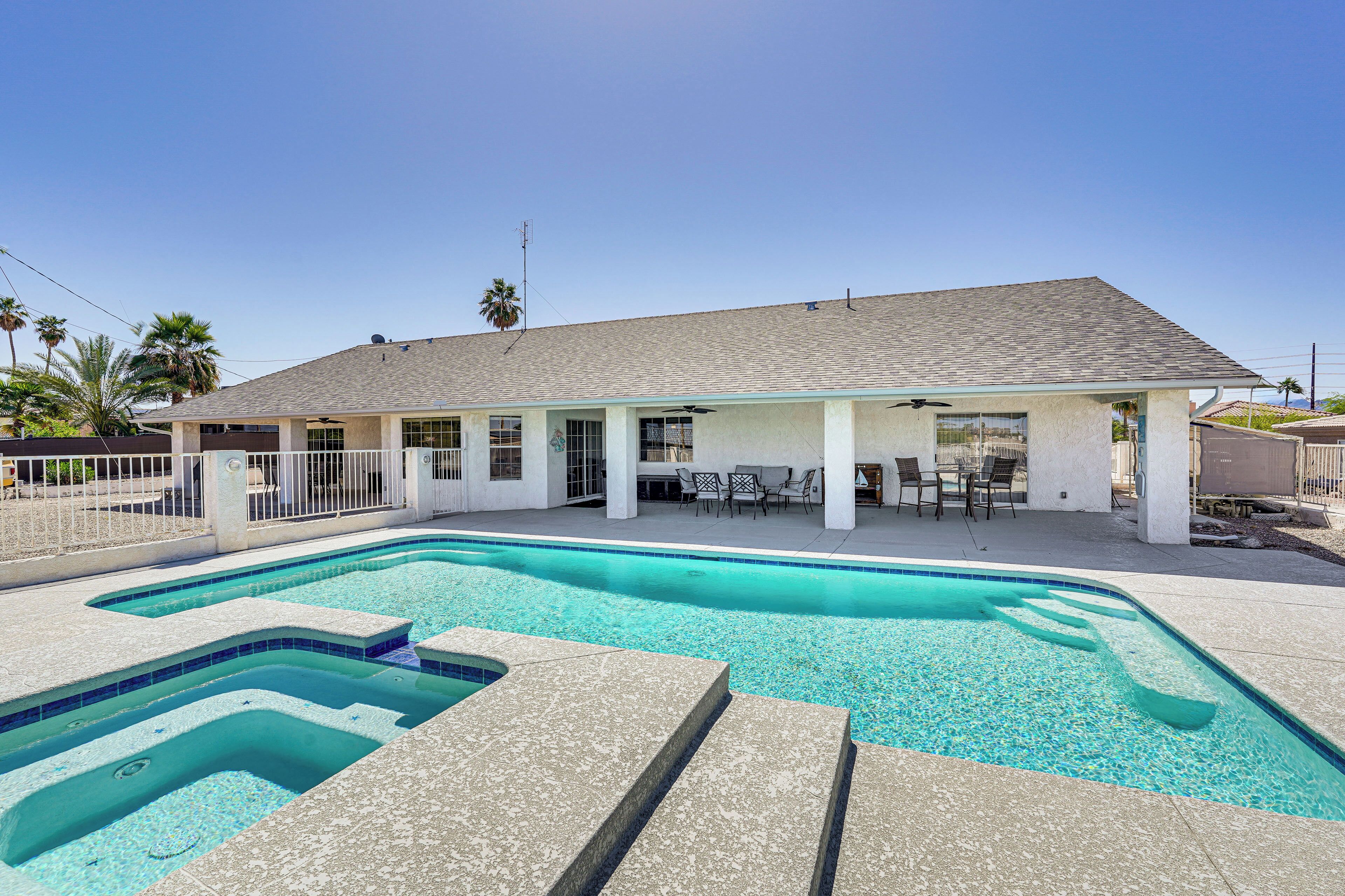 Lake Havasu City Home w/ Patios & Saltwater Pool!