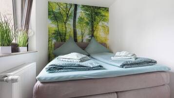 1 Schlafzimmer, Bügeleisen/Bügelbrett, kostenloses WLAN, Bettwäsche