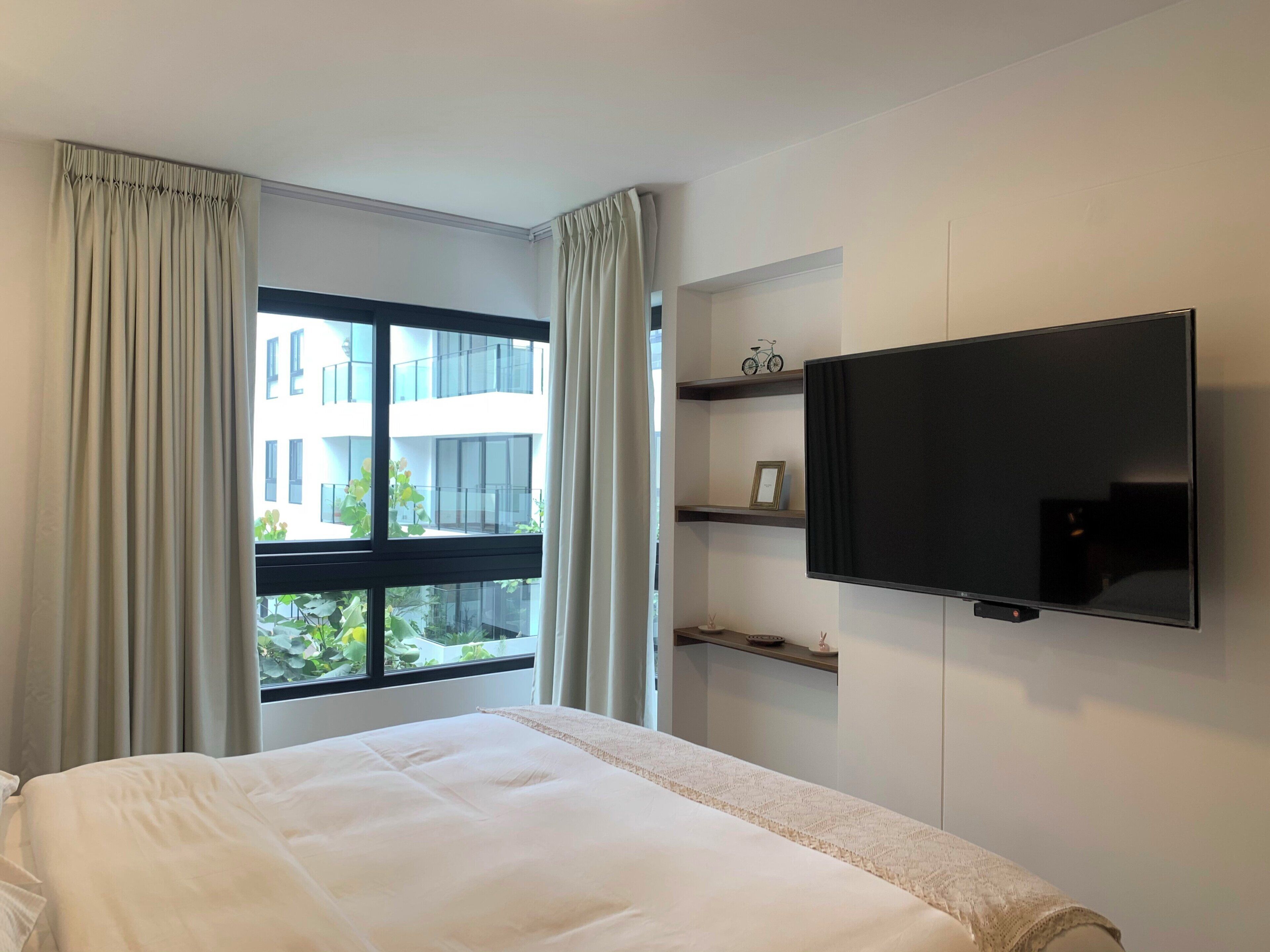 Business Apartment, 2 Bedrooms, Courtyard View | Premium bedding, down comforters, desk, laptop workspace