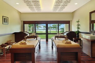 Body treatments, body scrubs, facials, manicures and pedicures