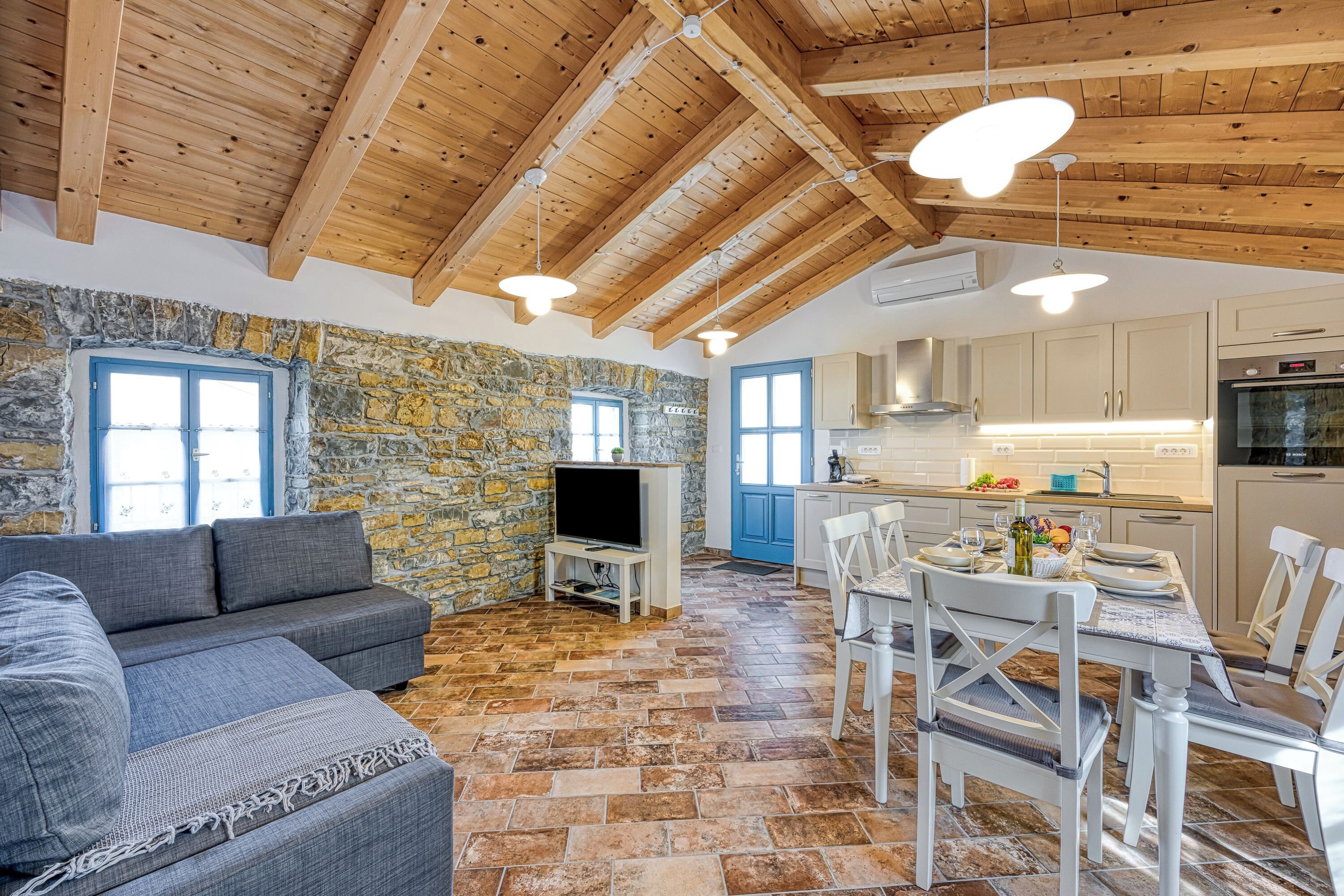 Appartement Familial, plusieurs chambres (Istrian Casa Pr Marici Sunny Terrace) | Coin séjour