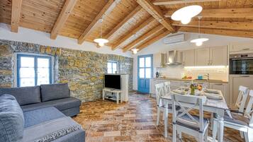 Family Apartment, 1 Bedroom, Sauna (Istrian Casa Pr Marici Sunny Terrace) | Living area
