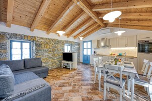 Familie appartement, 1 slaapkamer, sauna (Istrian Casa Sunny Terrace APT w) | Woonruimte