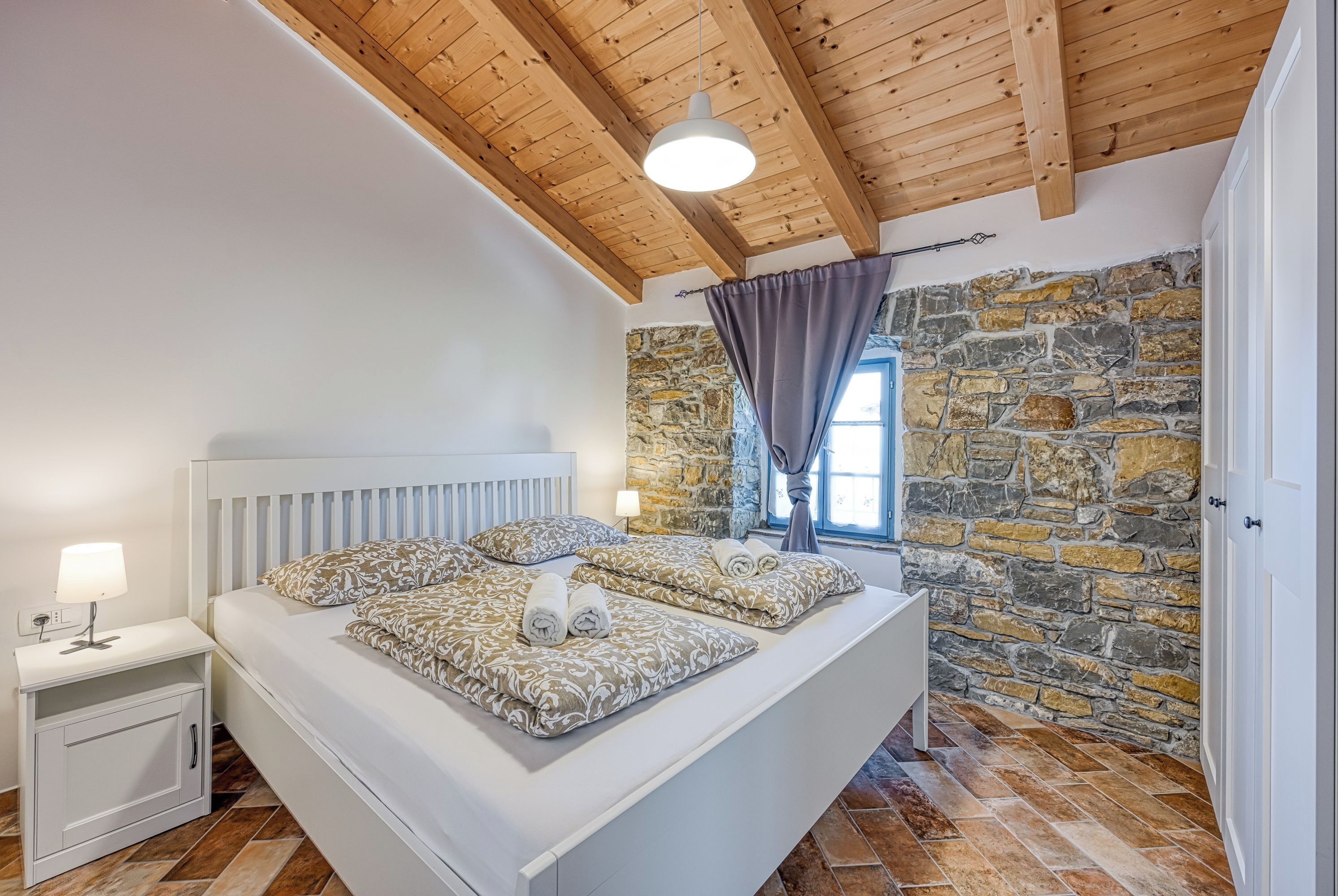 Family Apartment, Multiple Bedrooms (Istrian Casa Pr Marici Sunny Terrace) | 1 bilik tidur, Wi-fi percuma, cadar katil 