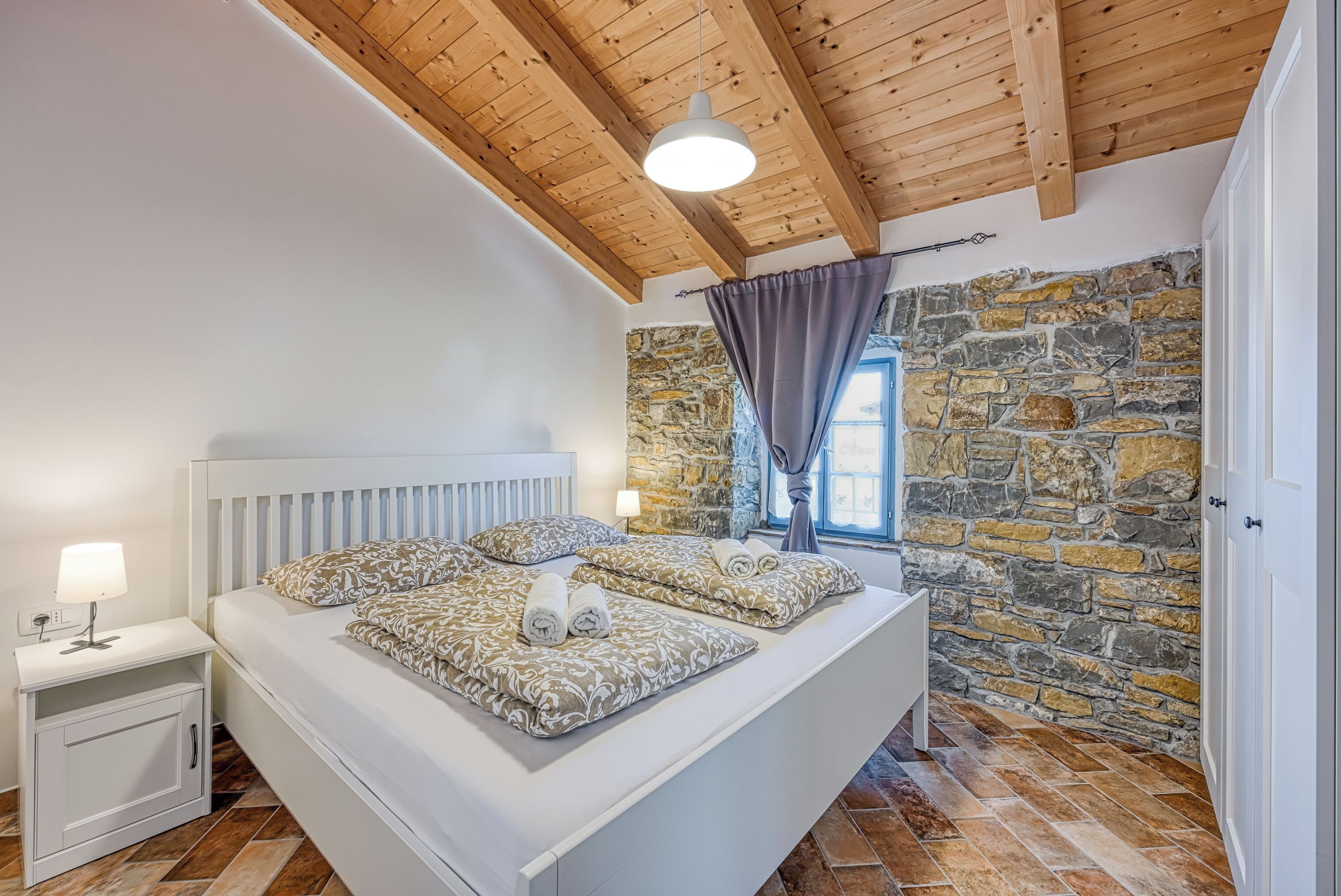 Familieleilighet, flere soverom (Istrian Casa Pr Marici Sunny Terrace) | 1 soverom, wi-fi (inkludert) og sengetøy