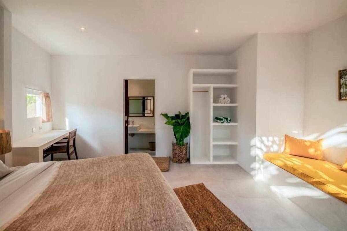 1 slaapkamer, een strijkplank/strijkijzer, gratis wifi