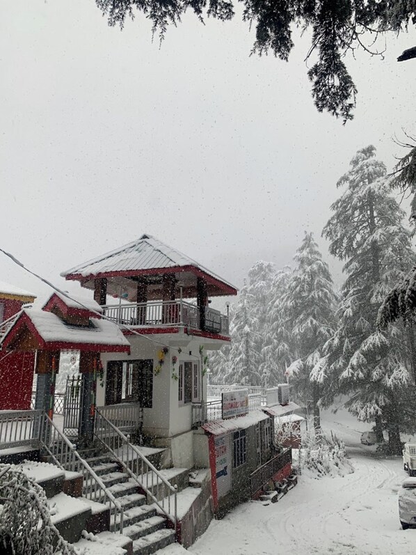 Voorkant van accommodatie