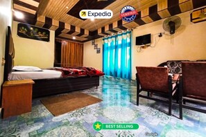 Een laptopwerkplek, gratis wifi, beddengoed